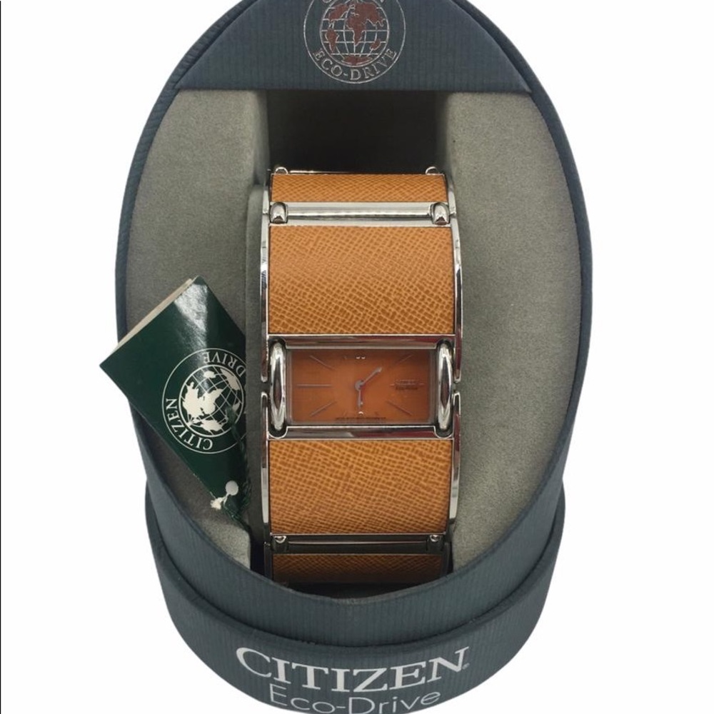 Citizen Women's Watch - Orange and Silver